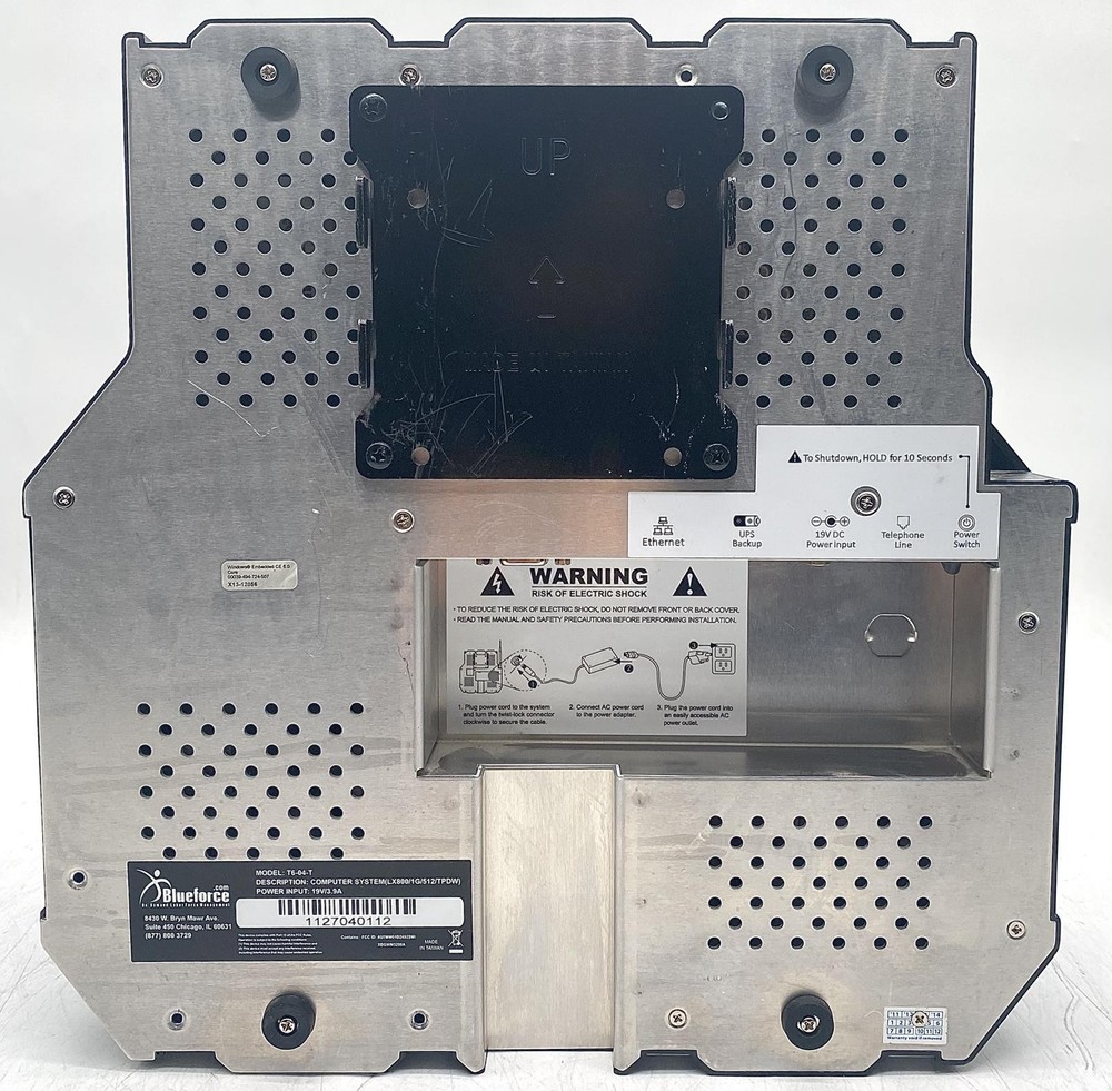 BLUEFORCE BIOMETRIC TIME CLOCK T6-04-T
