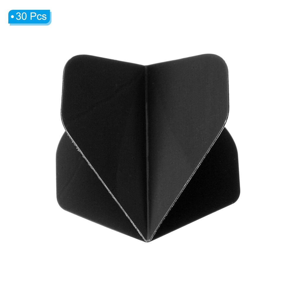 Standard Dart Flights, 30 Pack Flights Black