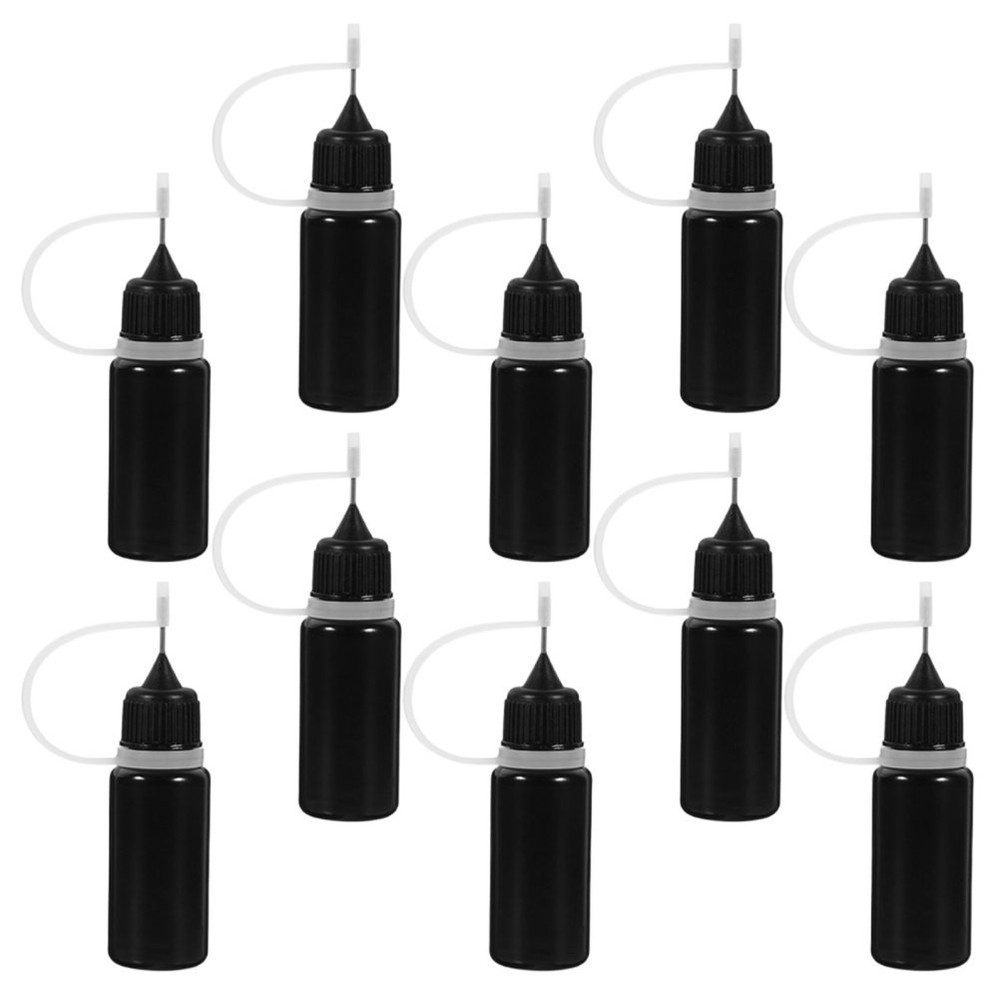 30 Pcs Small Squeeze Bottles for Glue Fine Tip Paint Applicator Point
