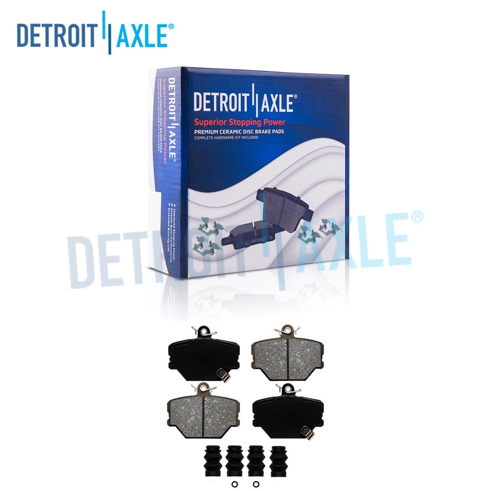 Front Ceramic Brake Pads Set for 2005-2011 2012 2013 2014 2015 2016 Smart Fortwo