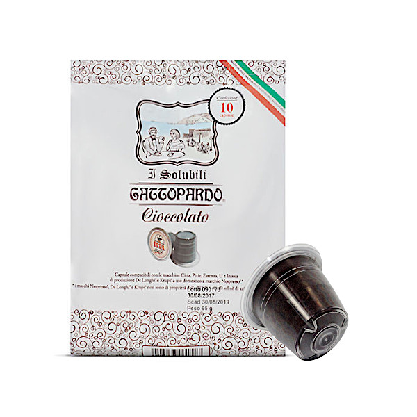 No.10 CHOCOLATE LEOPARD CAPSULES (NESPRESSO COMPATIBLE)