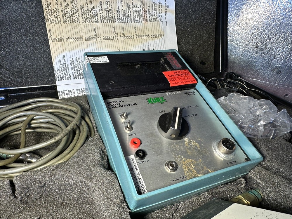 KURZ 1542-SP FLOW CALIBRATOR 0-10 RANGE