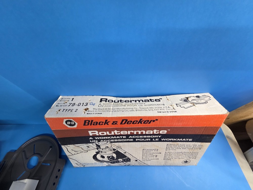 Black & Decker Workmate Routermate 79-013 Router Table Accessory NOS Canada