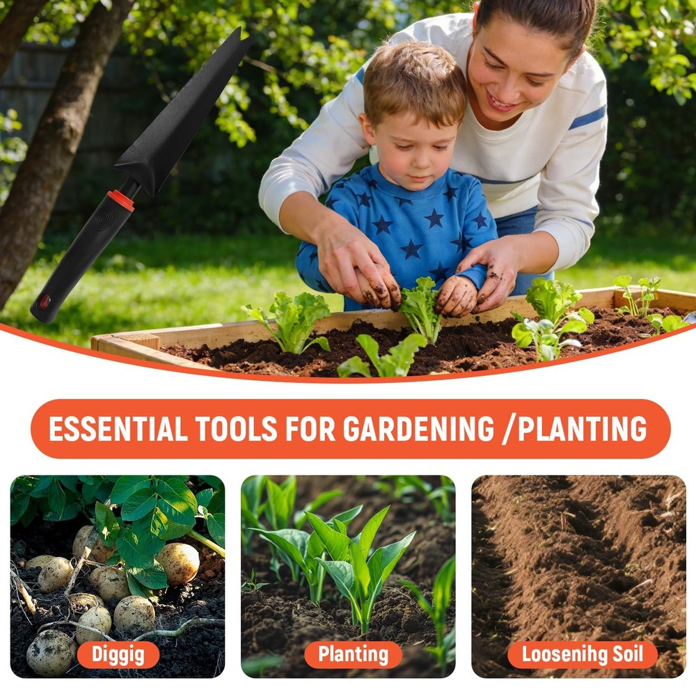 Hand Weed Puller Tool, Carbon Steel Forked Head Weeder Puller for Courtyards ...