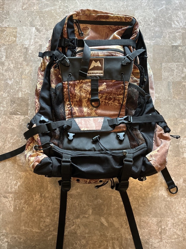 Marsupium Camo Archery Hunting Tactical Backpack Three Day Pack - Used