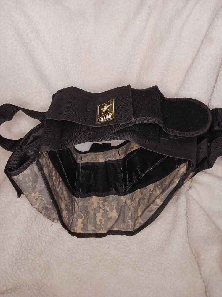 Paintball Ammo Pack Utility Belt 5 Compartment Digital Camo Army Adjustable