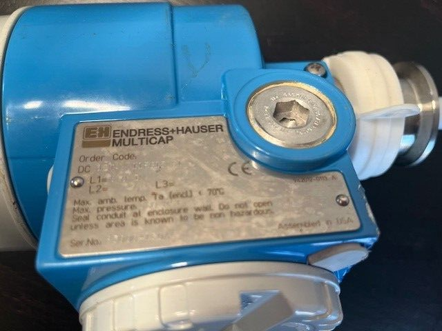 Endress Hauser DC 12TA-K11FG1BKS1 Level Transmitter 6" Multicap Level Sensor