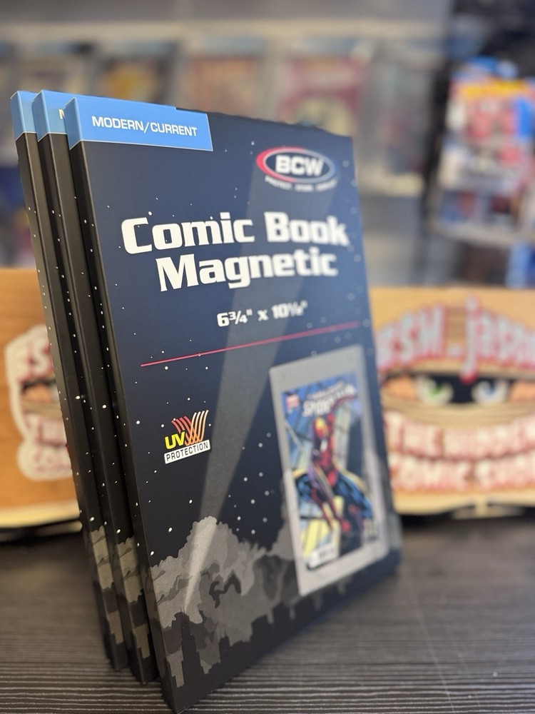 3 Pack - BCW Comic Book Magnetic Holder/Protector W uv Protection