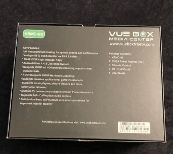 Vue Box Media Center vbmc-88