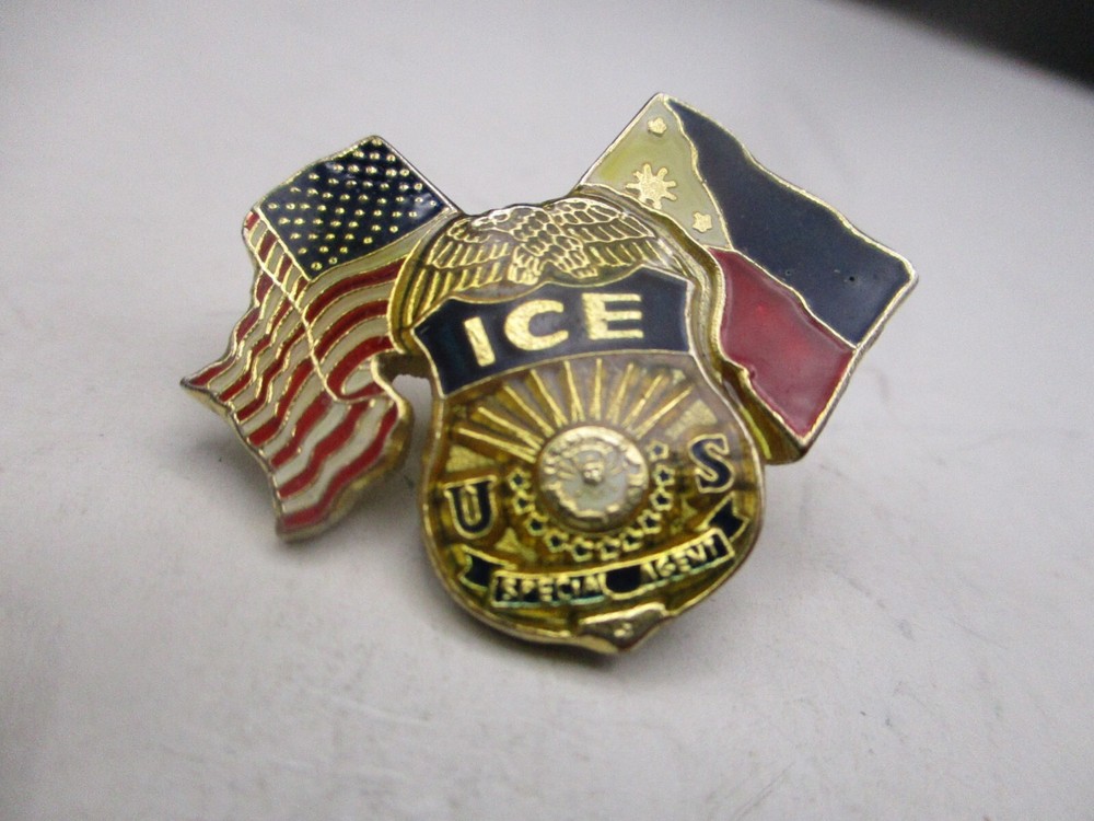 Customs ICE US Embassy Philippines Enamel Lapel Pin