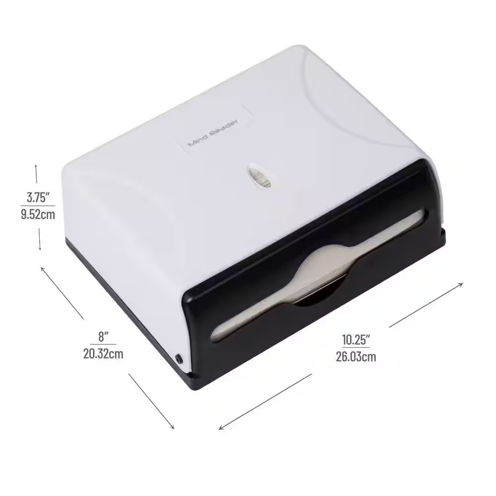 Wall Mounted Multi-Fold Paper Towel Dispenser, White