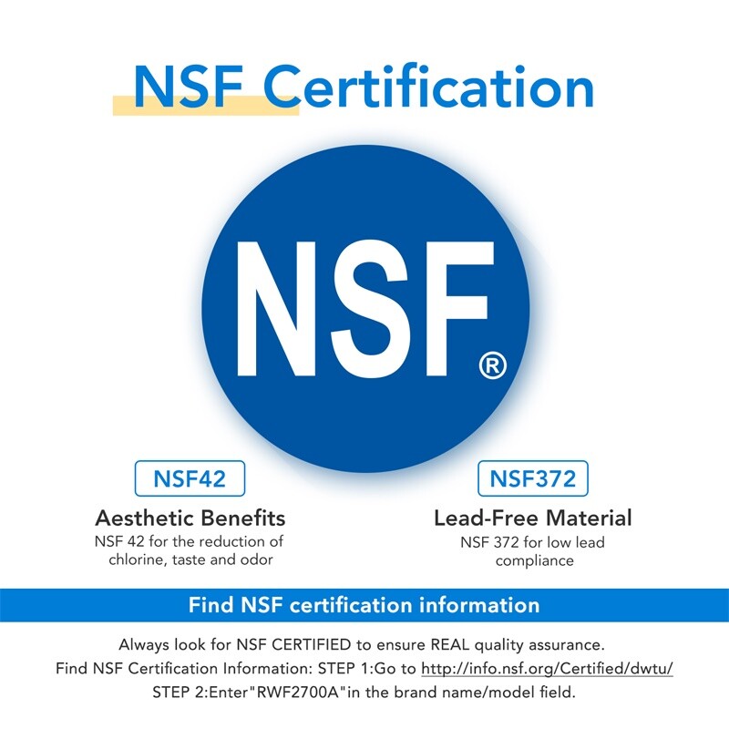 4 Pack Icepure 640565 EVOLFLTR10 AP3961137 WHKF-R-Plus Comparable Water Filter