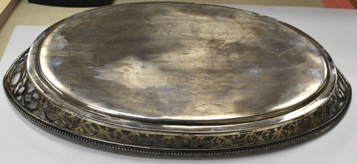 SPRITZER FUHRMANN STERLING SILVER PLATTER DENMARK