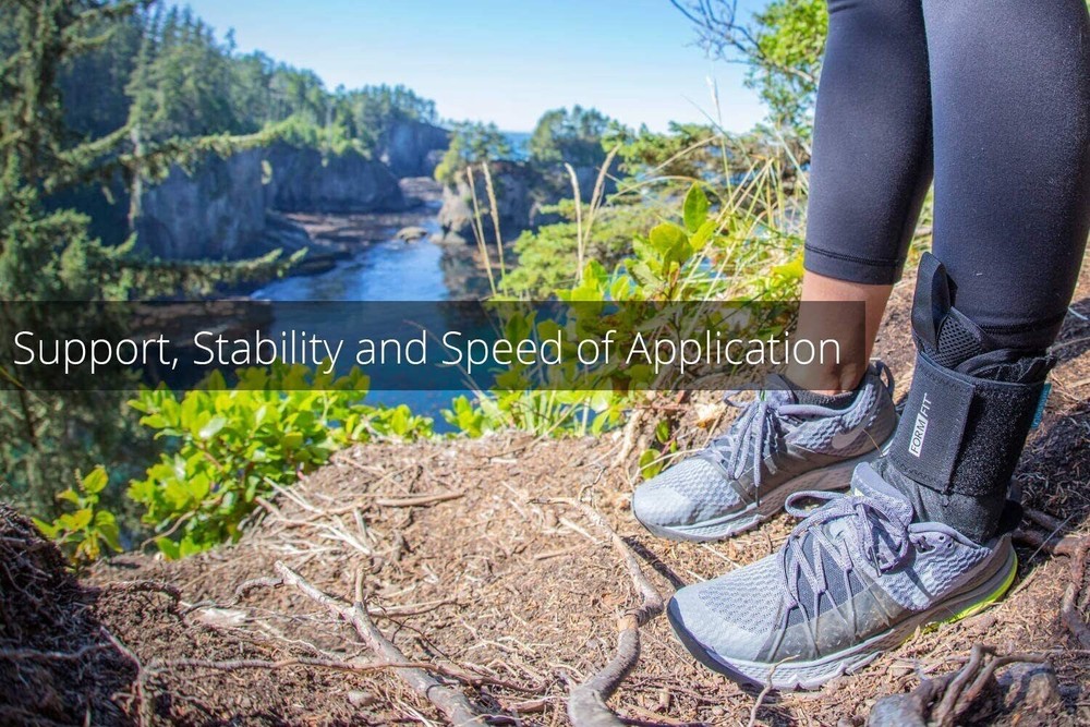 Ossur FormFit Ankle Brace with Speedlace & Figure 8 Straps | Single Pull Closure