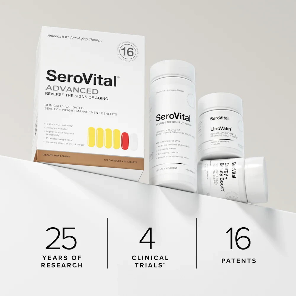 SeroVital Advanced Dietary Supplement 60 Tablets + 120 Capsules