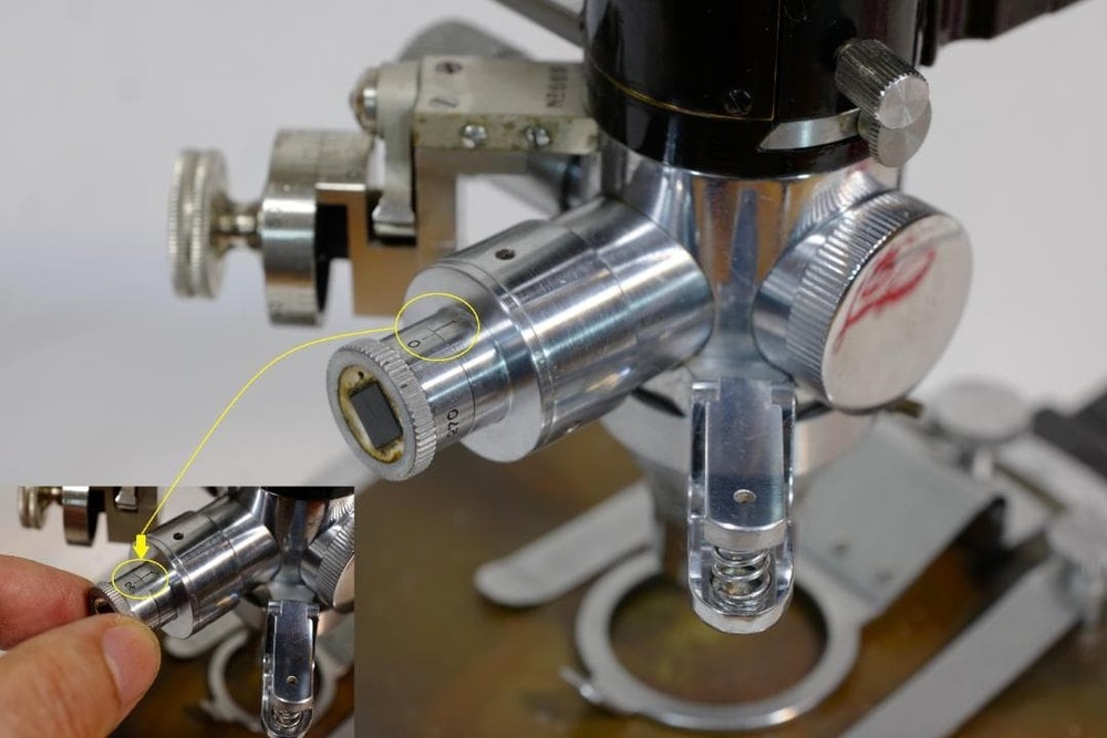 Antique Ernst Leitz MOP Polarizing Microscope 1936 Black w/ Berek+Obj Set