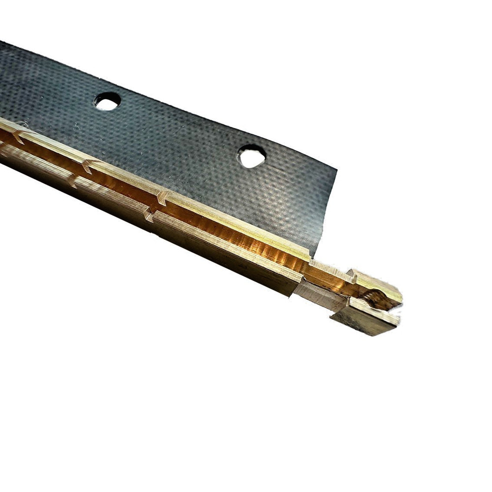 Brass Blade Holder Assembly – Fits 10" Drywall Flat Boxes