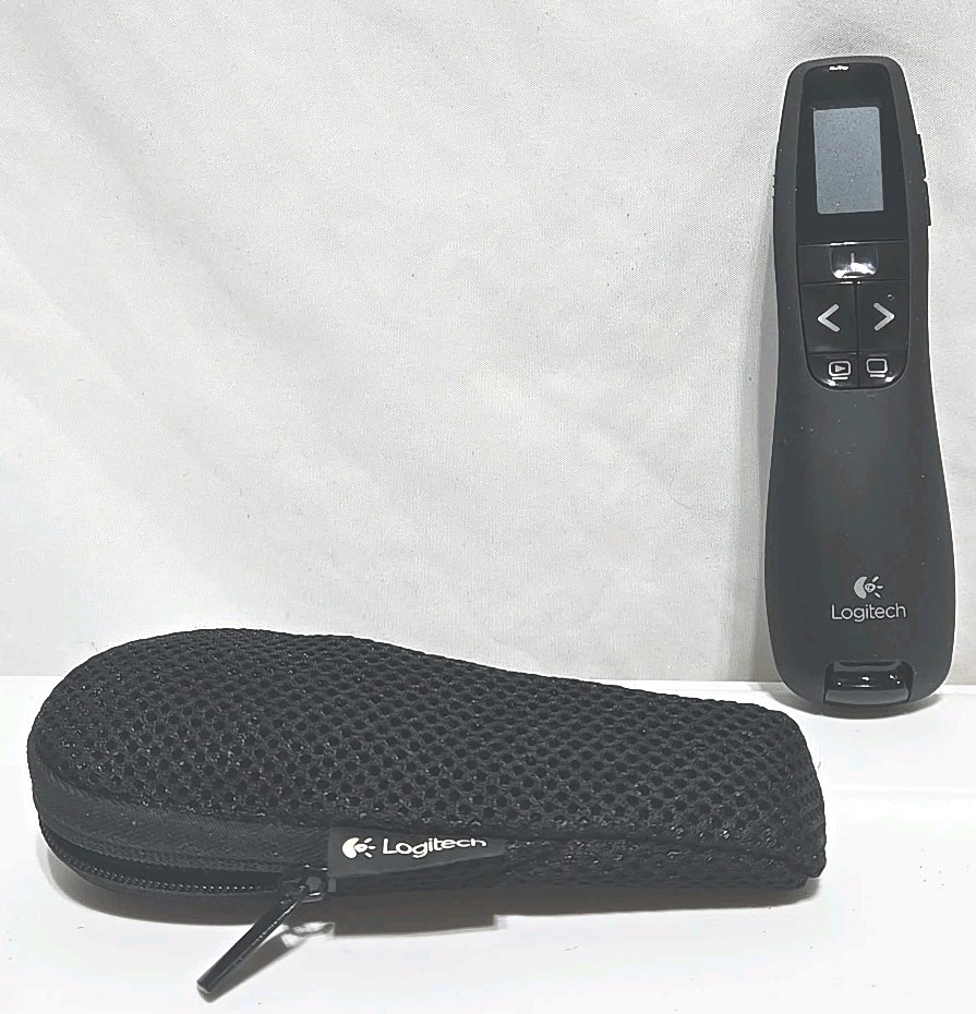 Logitech R800 Laser Pointer Presenter Presentation Clicker Remote Tested Working
