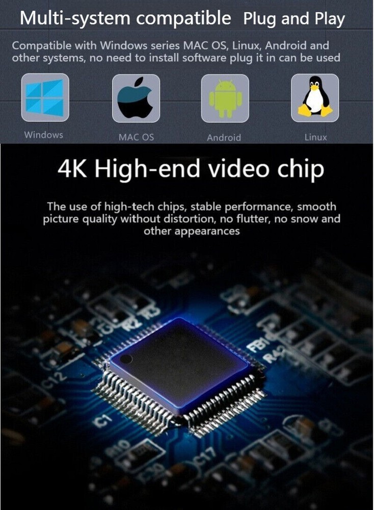 4K HDMI Controller L/R Mirror Up/Down Flip Horizontal Processor Rotate 90 Degree