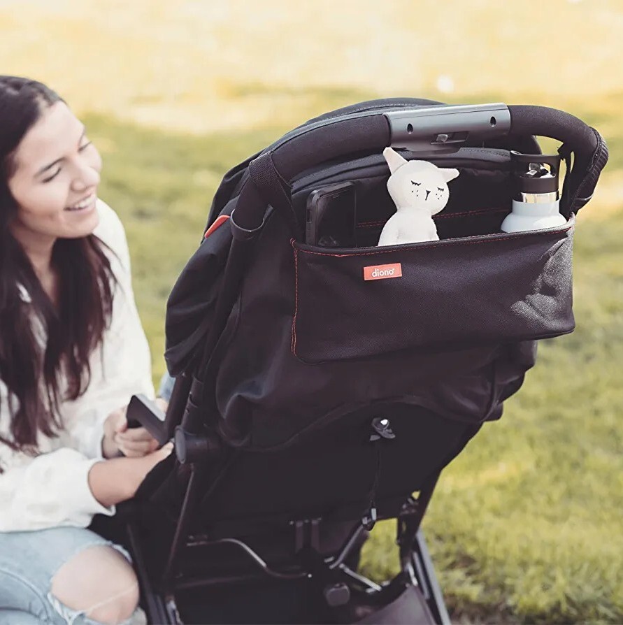 Diono Buggy Buddy Universal Stroller Organizer with Cup Holders, Secure Attachme