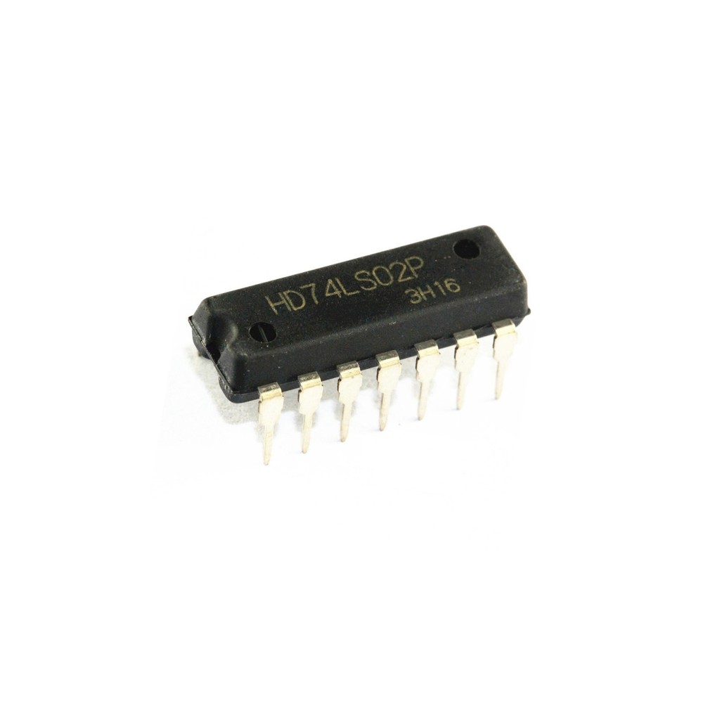 2 PCS HD74LS02P DIP IC HITACHI NEW CA
