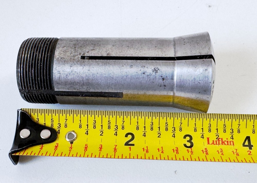 7/32" HARDINGE 5C Round Collet External & Internal Threads .2187" USA