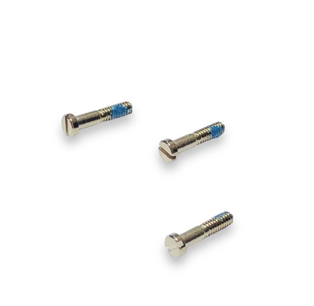 Ray Ban RB4330 Chromance Silver Replacement Temple Hinge Screws Genuine