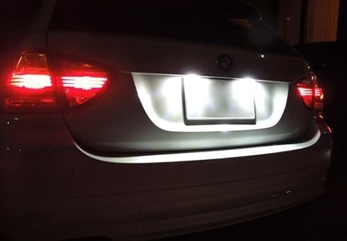 LED License Plate Light 6000K White for BMW E82, E88, E90, E92, E39, E60, E70 –
