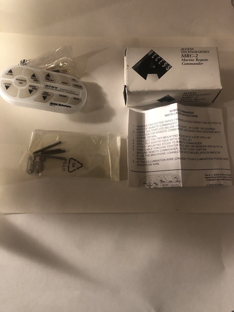NOS Access Technologies MRC-2 Marine Remote Commander Sony Compatible New