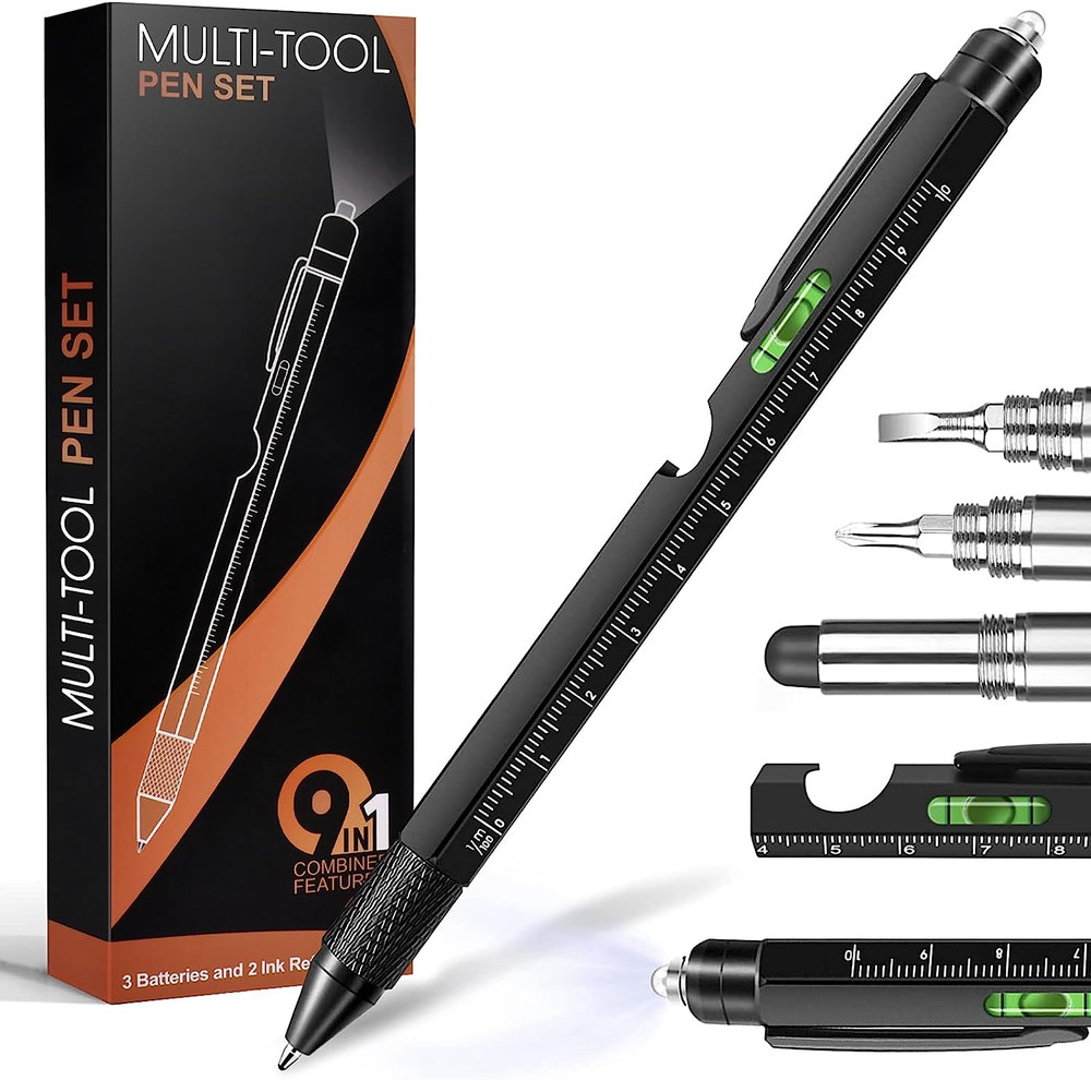 9-in-1 Multitool Pen Gadget Gift for Men