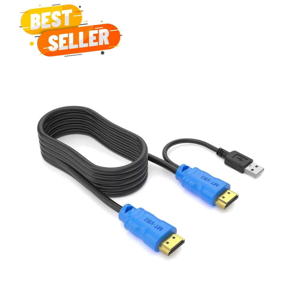 1.8m High-Speed USB HDMI KVM Cable for Seamless Multi-Device Connectivity