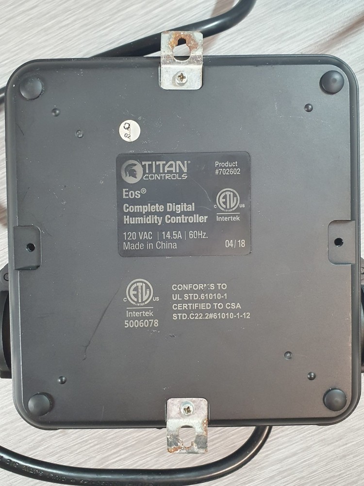 Titan Controls EOS Complete Digital Humidity Controller ONLY.