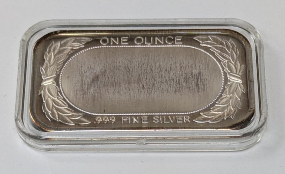 Smith & Wesson 1oz .999 Fine Silver Bar Model 10 In Capsule