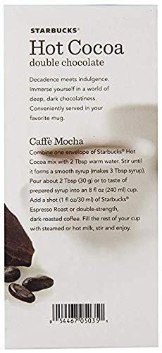 Starbucks, Starbucks Double Chocolate Cocoa, 8 Ounce
