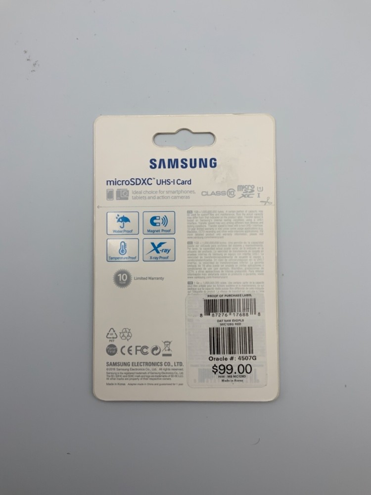 Samsung EVO Plus 128GB Class 10 MicroSDXC Memory Card - (MB-MC128G)