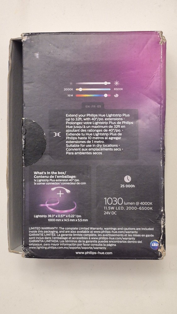Philips Hue Lightstrip Plus Extension 40 inch