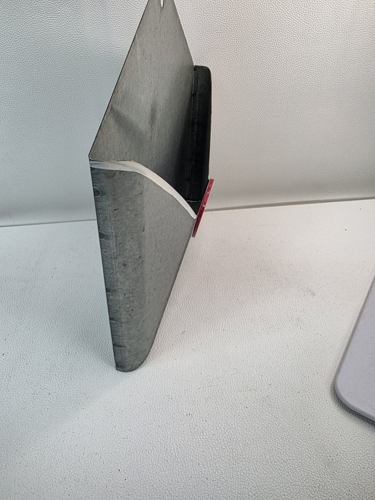 Primitive Galvanized Metal Wall Hanging Envelope Mail Holder Cottagecore