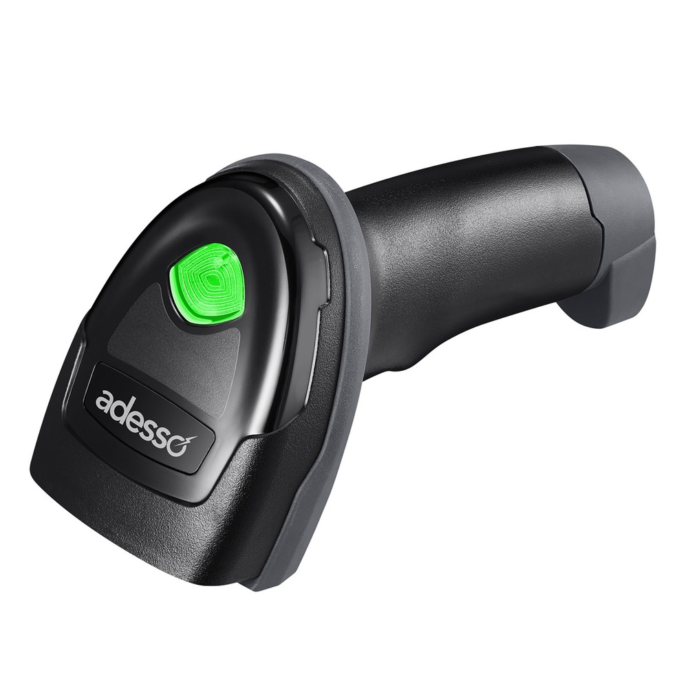 NuScan 3000 Bluetooth 2.4 GHz USB 2D Handheld Barcode Scanner, Cradle