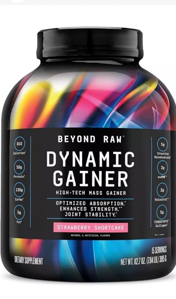 BEYOND RAW Dynamic Gainer | High-Tech Mass Gainer | Optimized Absorption