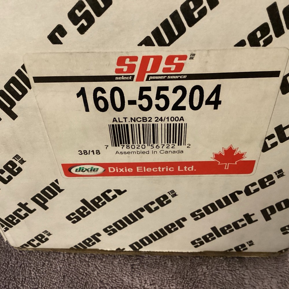 DIXIE / SPS….Alternator ….160-55204….NEW 😀