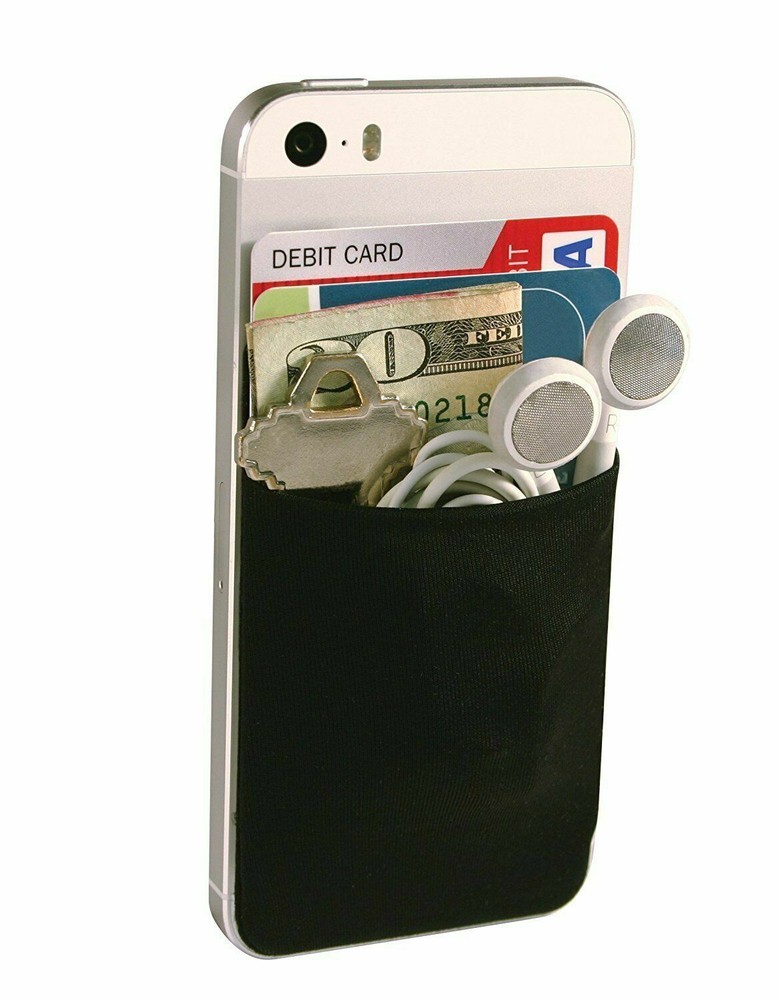 Phone Pocket *4 PACK* Smart Phone Stick-on Wallet with RFID blocking technology