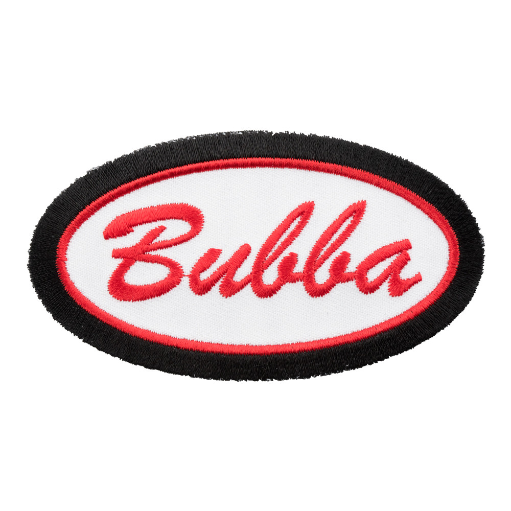 Bubba Name Tag Oval Patch, Biker Nickname Patches