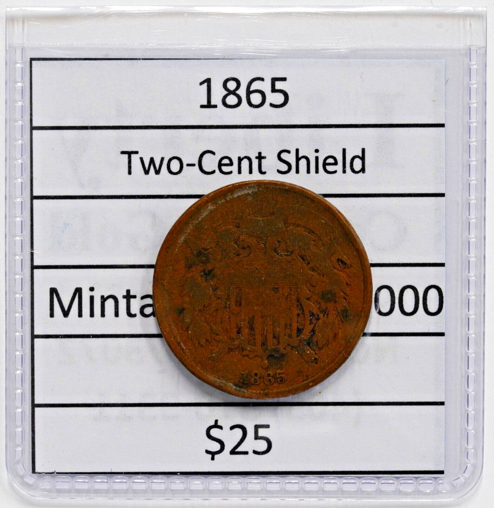1865 2 Cent Piece