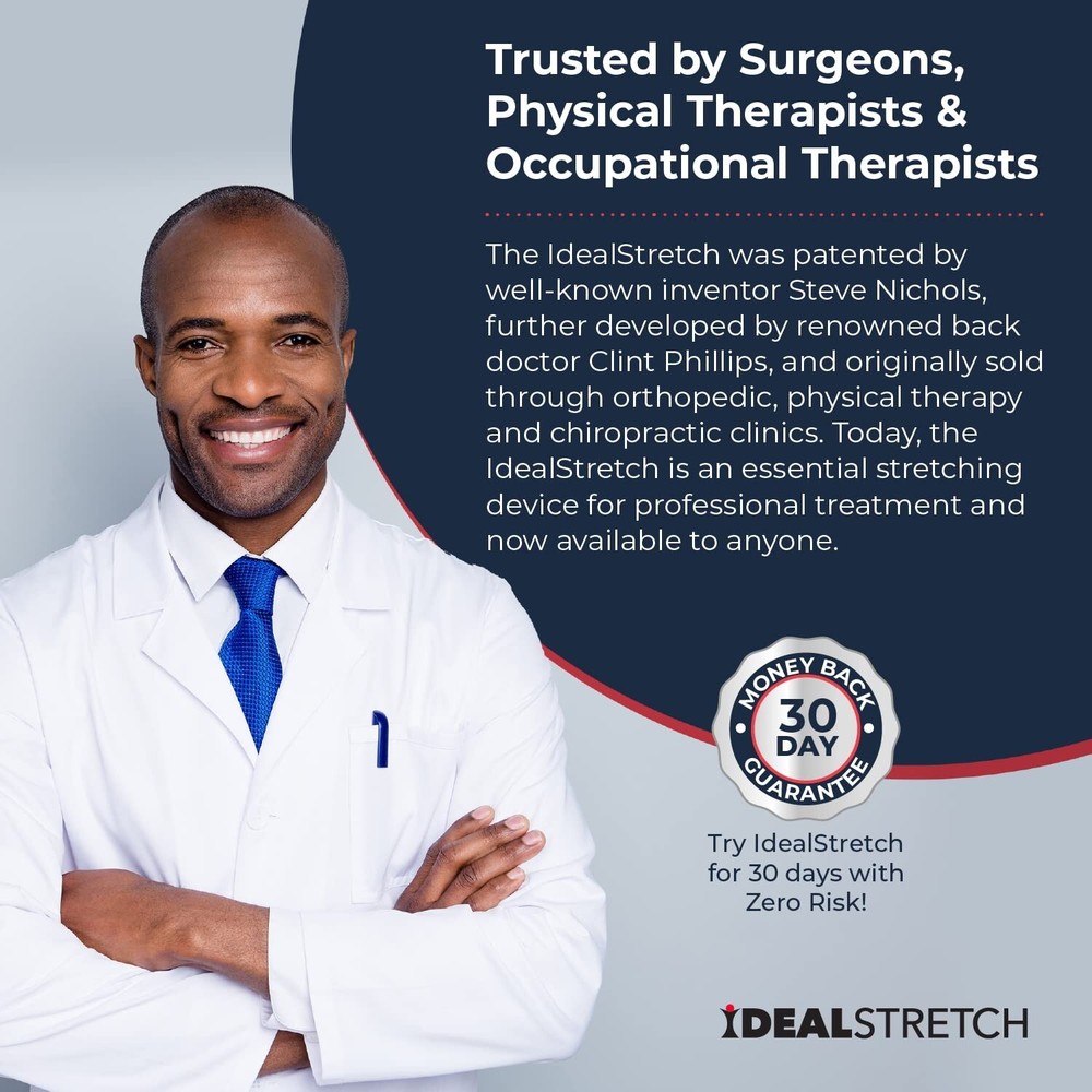 IdealStretch Original Hamstring Stretcher Device - Hamstring & Calf Stretcher...