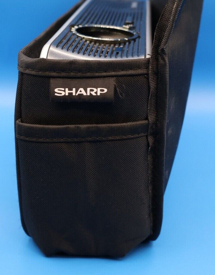 SHARP NOTEVISION XR-1S PROJECTOR WITH POWER SUPPLY & CASE NEED NEW LAMP, REMOTE