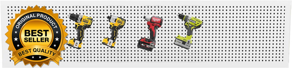 24 Pack Pegboard Hooks Heavy Duty Pegboard Drill Holder Power Tool Holder