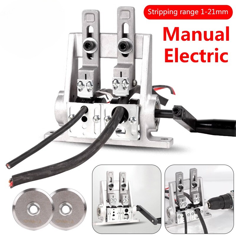 Electric Cable Stripper Portable Manual Wire Stripper Copper Cable Peeling