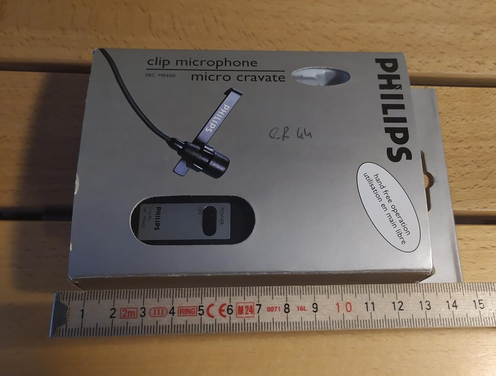 Philips SBC ME600 Clip-on Microphone