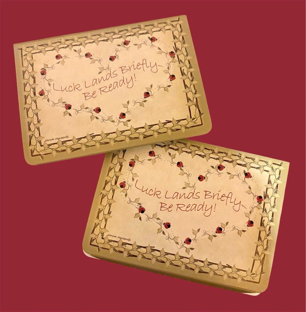 Ladybug Pair Of New Notepads