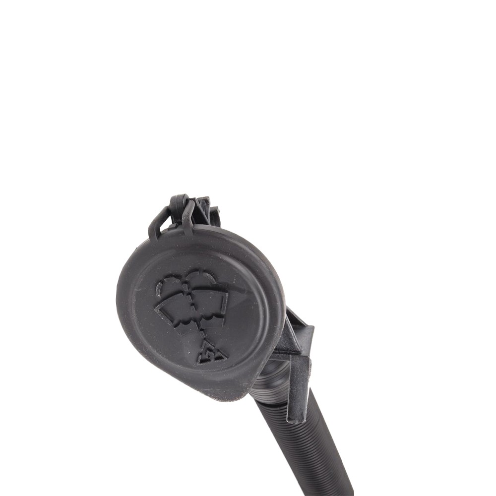 For BMW E60 E61 E63 E66 Windshield Washer Fluid Reservoir Filler Pipe Black